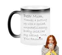 Générique Mama Mug - Color Changing Ceramic Coffee Cup, Best Mom Ever Design, Heat Reactive Mug, Dishwasher Safe Finish Comfortable Hold handle | Mothers Day Birthday Thanksgiving Gift for Mom