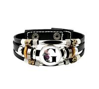 Générique Maman Messages Connecté Bijoux anglaise pour hommes et femmes temps polyvalent tissage perlé artisanat cadeau Bracelet Poignet Couple Bracelet Anneaux (G, 8x12x4cm)