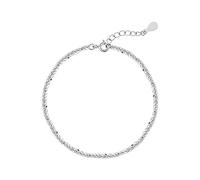 Générique Mamie Messages 2 Pour Rhodonite Classique Bracelet japonais Version coréenne petit -fleur frais chaîne collier de cheville Bleu Message Cadeau Messages Breloques Bijoux (Silver, One Size)