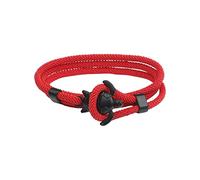 Générique Mamie Rhodonite Bijoux nautique hommes femmes breloque corde nautique chaîne parapluie corde Bracelet homme sac crochet en métal Petite Quartz Couple Mm Rhodonite Bijoux (B, One Size)