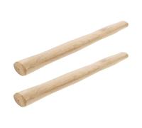 Générique Manche de Marteau de Rechange en Bois Beige, 2 Pièces
