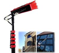 Générique Manche de Nettoyage de vitres Extensible - Nettoyeur à Eau de 8 m avec Brosse de 30 cm pour toits de véranda, Outil Professionnel de Nettoyage de vitres à Grande portée