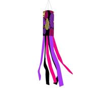 Générique Manches À Air Halloween Ornement décoratif Long Volant crâne | Drapeau Girouette D'Extérieur Effrayant Pour Cour Terrasse Porche Entrée Balcon Arbre Cheminée