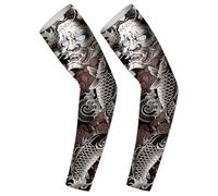 Générique Manches de tatouage temporaire | Manches de tatouage temporaire, de temporaires Compression du soleil Couverture de bras long Bras d'art corporel, de bras de protection Tatoo P