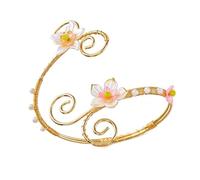 Générique Manchette en spirale pour | de bras supérieur de ton doré, accessoire de déclaration décorative, de fête quotidien
