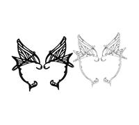 Générique Manchettes D'oreilles Elfiques en Alliage pour Femmes, Design Ajouré, Confortables Perçage, pour Usage Quotidien et Cosplay