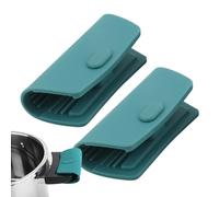 Générique Manchon de Manche en Fonte - Lot de 2 Manchons Silicone pour Poignée de Poêle | Accessoires Maison pour Cuisson Cocotte Four Poêle à Faire Sauce Casserole Micro-Ondes