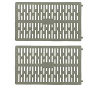 Générique Manchon de Protection pour Tronc D’Arbre 2 Pièces en Plastique Gris, Couverture de Protection Résistante et Réutilisable pour Jardin, Accessoires de Jardin Adaptés aux Arbustes