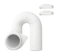 Générique Manchon D'isolation Portable Pour Tuyau AC,Lsolation Pour Tuyaux De Climatiseur, 59inch Couvercle De Conduit D'aération Isolé Tuyau D'échappement Diamètre, Facile Installer