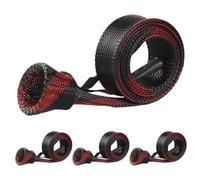 Générique Manchon pour Canne à Pêche | Étui Tissé Portable pour Cannes | Protection Élastique Renforcée pour Rangement Transport Pont Plage Lac Garage Quai Surf Rivière Kayak Bateau Berg