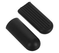 Générique Manchons de en Silicone Noir Antidérapants et Résistants la Déformation, Lot de 2 Pièces pour Béquille de Trottinette Électrique