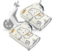 Générique Manchons De Guidon - Gants Protecteurs Isolés Cartoon | Manchons Chauds Et Imperméables,pour Conduite De Moto Hiver Cyclisme sur Route Vélos Électriques Scooter Hommes Femmes
