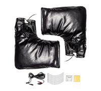 Générique Manchons De Guidon pour Motoneige | Moufles Chauffantes 12V | Mitaines de Guidon Imperméables et Chauffantes - pour l'hiver, Le Scooter, Le Cyclisme, Le Quad, Le Vélo Et Les Temps Froids