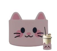 Générique Manchons Pour Tasses À Café - Couverture Protectrice De Tasse En Silicone Cartoon - Couvercle Protecteur De Mug Pour Boissons Chaudes - Pour Café Bar Vacances Thé Boissons
