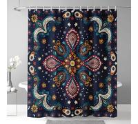 Générique Mandala Rideau de Douche Traditionnel Rideau Douche 180 x 200 cm
