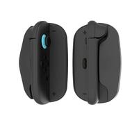 Générique Manette de jeu 2PC, mini souris ergonomique portable avec prise en main gauche + droite, support de manette et étui pour Switch 2 pour J-Con (Noir)