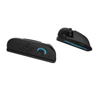 Générique Manette de jeu 2PC Souris Mini souris ergonomique portable Manette gauche + droite Poignée Joycon Support Accessoires pour Switch 2 pour Joy-Con (Noir)