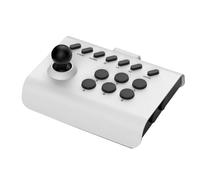 Générique Manette de jeu d'Arcade pour Switch pour PS4 pour PS3 Ultimate Pandora Box PC pour Android IOS Contrôleur de combat d'Arcade pour Téléphone Portable (white black)