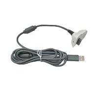 Générique Manette de jeu sans fil 1.8m, Joystick, câble de chargement USB pour contrôleur de jeu 360, accessoires de, alimentation électrique