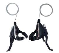 Générique Manette De Vitesse Pour Cyclisme | Leviers De Vitesse 3x9 | 1 Paire Gauche Droite Manette De Vélo,Pour VTT Fitness Ville Entraînement Navettage Plein Air Quotidien Adultes