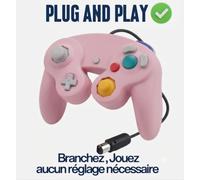 Générique Manette filaire ROSE compatible Nintendo GameCube et Wii U