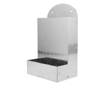 Générique Mangeoire Automatique en Métal pour Poules 4 Kg Distributeur à Gravier et Coquilles D’Huîtres Système D’Alimentation Suspendu pour Poulailler Extérieur Résistant aux