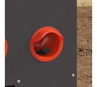 Générique Mangeoire pour Poules 2 pcs Noir 60,5 x 29 x 51 cm,Articles pour Animaux,Articles pour Animaux de Compagnie,Gamelles, mangeoires & abreuvoirs-879981