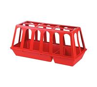 Générique Mangeoire pour Volaille Plateau Alimentation Poules Distributeur Aliments Multi-Trous Abreuvoir Robuste en PP Conception Anti-gaspillage à Utiliser Da, 56cmx28cm