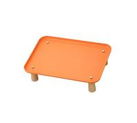 Générique Mangeoire surélevée pour Support de Bol Distributeur d'eau pour Chien Plateau de Distributeur Automatique en Matériau PP Lavable Antidérapant Ada, Orange