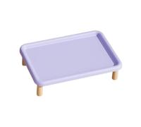 Générique Mangeoire surélevée Support Alimentaire surélevé pour Plateau Distributeur Automatique Bois PP Système Antidébordement Nettoyage Pratique Convien, Violet