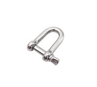 Générique Manille Lyre En Acier Inoxydable 304 Avec Goupille À Vis | Conception à goupille à vis, for chaînes et gréement par câble métallique(D Ring Shackle,M10 1PC)
