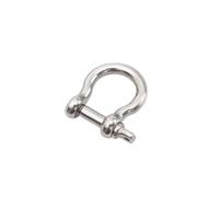 Générique Manille Lyre En Acier Inoxydable 304 Avec Goupille À Vis | Conception à goupille à vis, for chaînes et gréement par câble métallique(Bow Shackle,M5 3PCS)