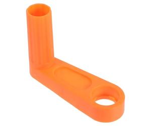 Générique Manivelle Orange en Plastique pour Raccord de Dévidoir de Tuyau D'arrosage, Poignée de Rechange Résistante aux Intempéries, Accessoire Jardinage Extérieur pour Enrouleurs de