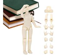 Générique Mannequin Articulé | Figurine Articulée Corps Mobile - Accessoires de Bureau Collection Posable pour Décorer Bureau et Bibliothèque