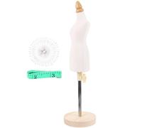 Générique Mannequin de Couture 1/4 en Polyuréthane et Coton Extensible, Présentoir Miniature pour Vêtements de Poupée, Accessoire de Présentation Léger et Décoratif pour Couleur Aléatoire
