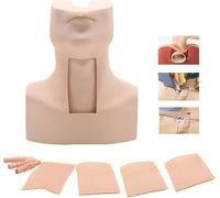 Générique Mannequin de formation aux soins de trachéotomie Modèle de simulateur de trachéotomie en PVC - Mannequin de formation médicale adulte pour la pratique de l'étude en laboratoire scientifique