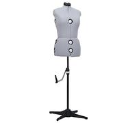 Générique Mannequin de Robe Ajustable pour Femme Gris M Taille 40-46,Rangements pour armoires à vêtements,Valets de nuit-288486