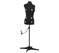 Générique Mannequin de Robe Ajustable pour Femme Noir S Taille 33-40,Rangements pour armoires à vêtements,Valets de nuit-288485
