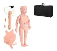 Générique Mannequin de soins infirmiers pour enfants 3 pieds Modèle de corps entier avec peaux interchangeables pour formation en soins infirmiers et fournitures pédagogiques Compétences en soins