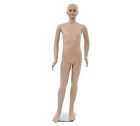 Générique Mannequin Enfant Corps Complet avec Base Verre Beige 140 cm,Entreprise & Industrie,Commerce de détail,Mannequins de présentation,Beige,6.1kg,142931