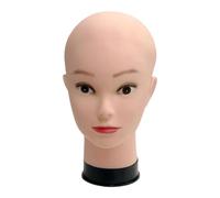 Générique Mannequin Tête Femme Présentoir Perruque Support Chapeau Accessoire Mode Accessoire Coiffure En PVC Aspect Réaliste Adapté Magasins Salons Formation, avec Maquillage
