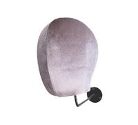 Générique Mannequin Tête Support Perruque Porte-chapeaux Rangement Casquettes Matériau Léger Robuste Fonction Murale Adapté Salon Maison Centre Commerci, Crochet Noir