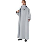 Générique Manteau de Pluie Velo Poncho Pluie Imperméable Unisexe, Veste Femme Imperméable Extra Longue Épaisse Capuche Ajustable pour Cyclisme Randonnée Camping Plein Air