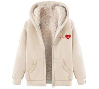Générique Manteau Femme Hiver Chic Doudoune Veste Polaire Chaude Court Parka Grande Taille Vêtements D'hiver Sweat Automne Sans Manches Pull Chaud Vetement Coupe Vent Cardigan Mi Saison Jacket