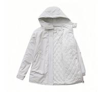 Générique Manteau Femme Hiver Chic Duffle Coat Veste Chaude Et Chaud Blouson Polaire Zippée Grande Taille Imperméable Doudoune Avec Fourrure Parka Mi Saison Long Manteaux Chauffant