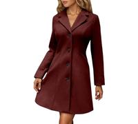 Générique Manteau femme hiver veste polaire doudoune vetement imperméable coupe vent blazer ensemble chic et elegant