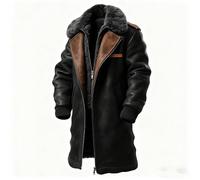 Générique Manteau Homme Hiver Long Parka, Anorak d'hiver doublé Polaire Coupe-Vent Thermique avec Capuche vêtement extérieur Robuste pour Conditions glaciales Manteau Isolant Haute Performance