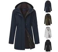 Générique Manteau Long Femme Hiver Chaud avec Capuche, Veste Épaisse Doublée Automne Hiver, Parka Élégante et Décontractée, Manteau Mode Classique Chic Confortable