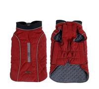 Générique Manteau matelassé en Polyester for Chien, Gilet d'hiver Chaud for Golden Retriever, vêtements rétro épais for Animaux de Compagnie, Gros vêtement Coton(Red,XS(Old))