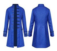 Générique Manteau Victorienne Homme Retro Veste Gothique Renaissance Veste Gothique Homme Steampunk Déguisements De Carnaval Cosplay Costume d'halloween Vêtements Médiévaux Costume Chevalier